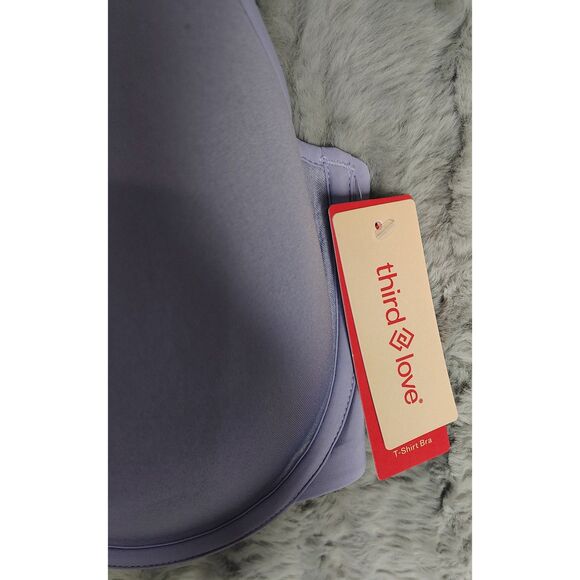 NWT ThirdLove Classic T Shirt Bra Comfort Bra Size 36E Smoothing Winter Violet - Picture 5 of 6